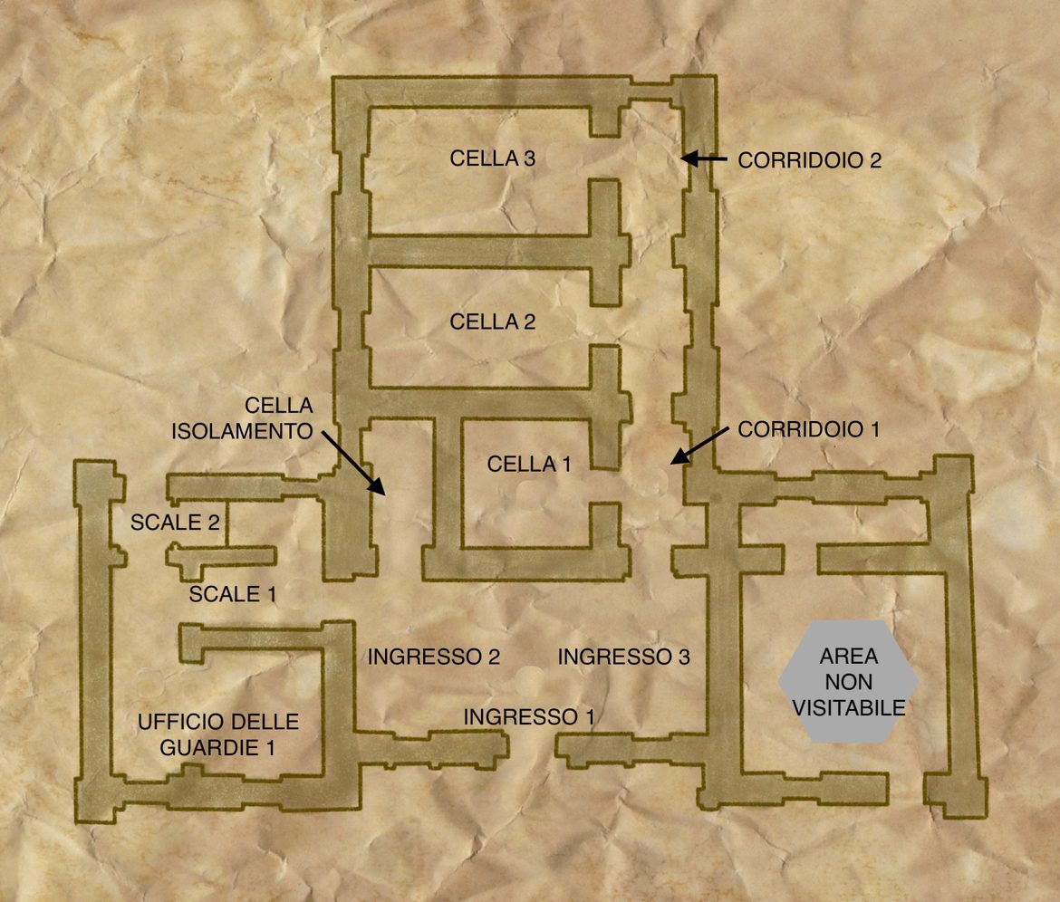Piantina: piano terra